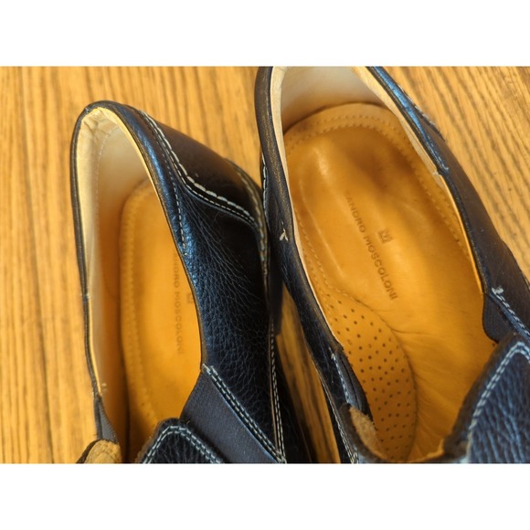 Sandro Moscoloni Loafers Leather Slip-on Mens 11D Comfort Square Toe Black main image 7